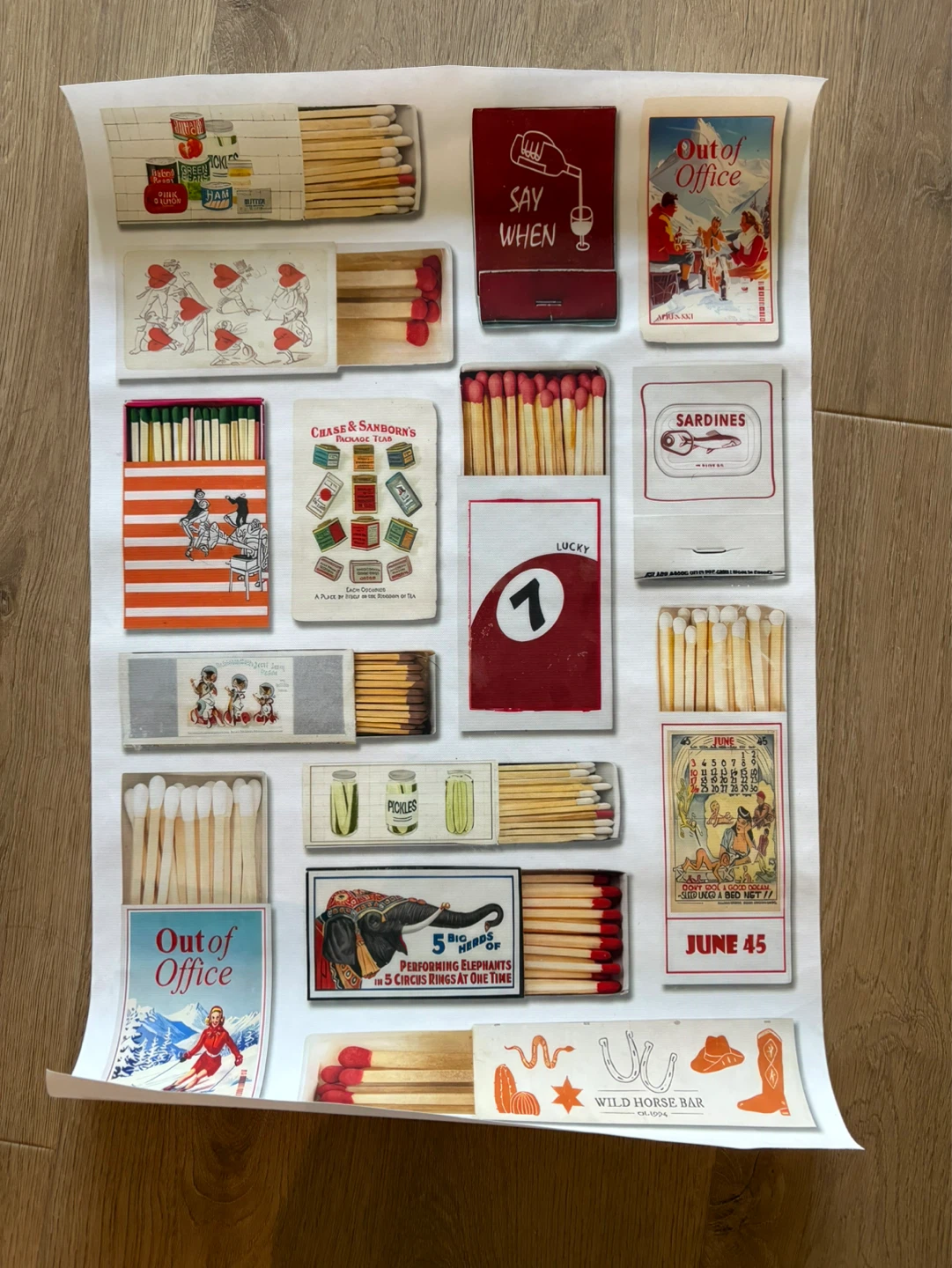 Assorted Vintage Matchbox Collection Wall Art CANVAS PRINT - photo 3