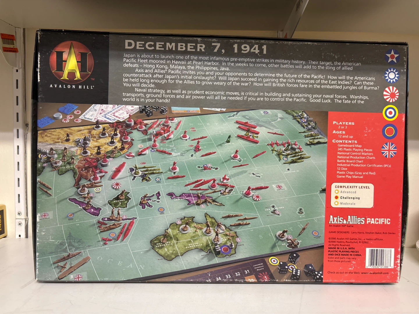 Axis & Allies Pacific Board Game - photo 2