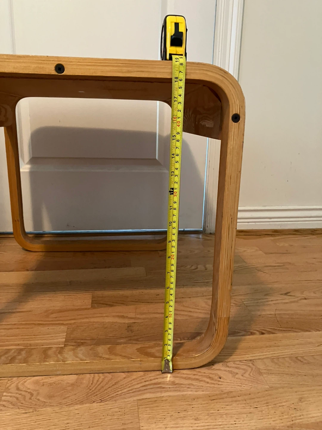 Vintage Solid Wooden Side Table - photo 2
