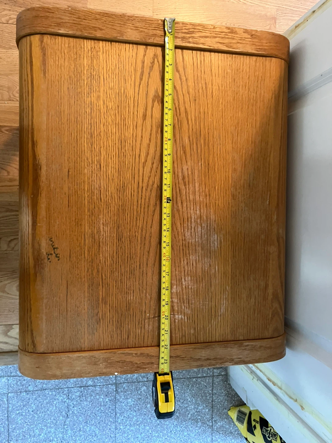 Vintage Solid Wooden Side Table - photo 4