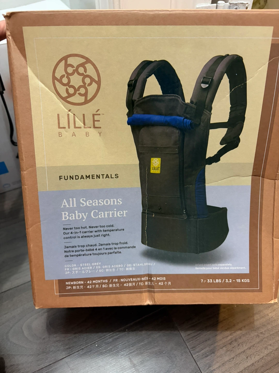 Lillebaby All Seasons Baby Carrier - Steel Grey - photo 4