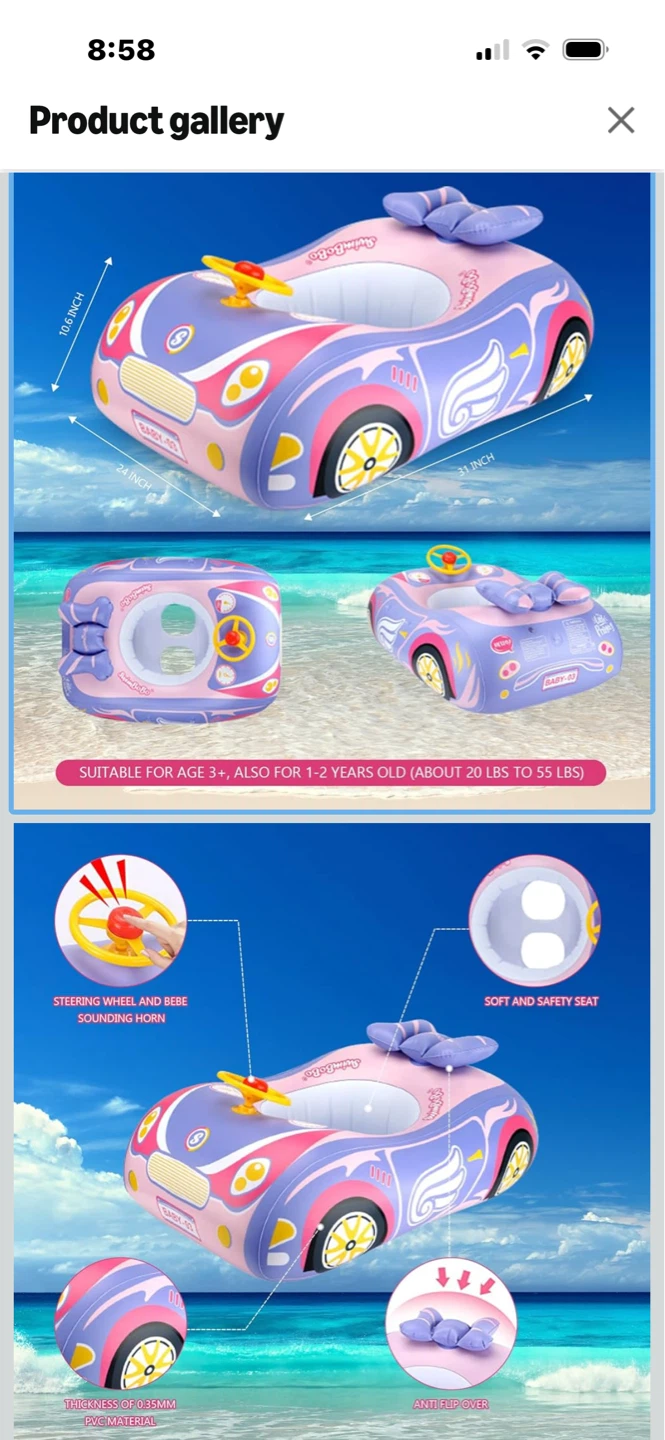 Baby Swim Float Car - photo 4