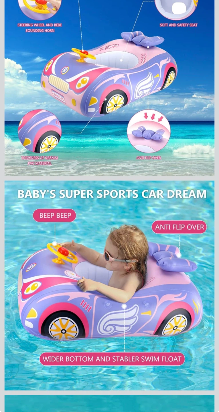 Baby Swim Float Car
