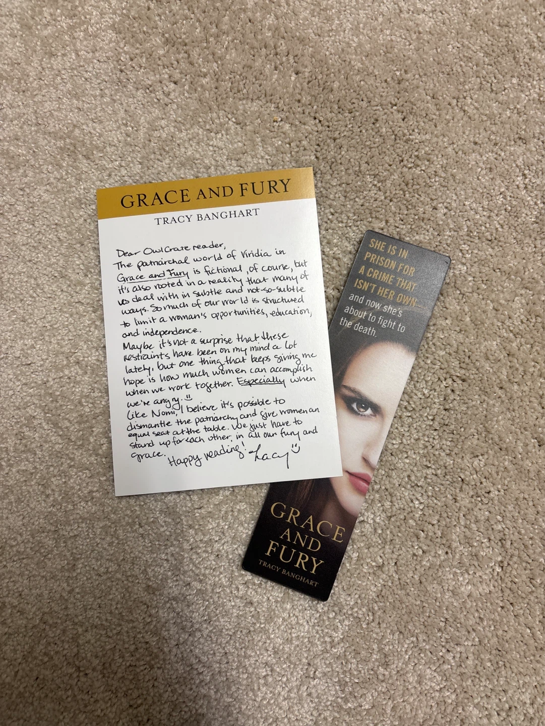Grace and Fury Signed Edition by Tracy Banghart - photo 4