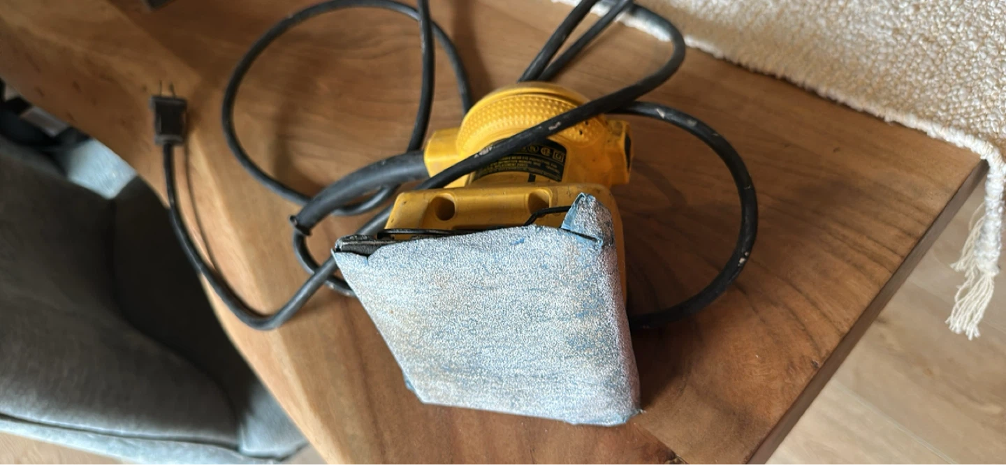 Yellow Orbit Sander
