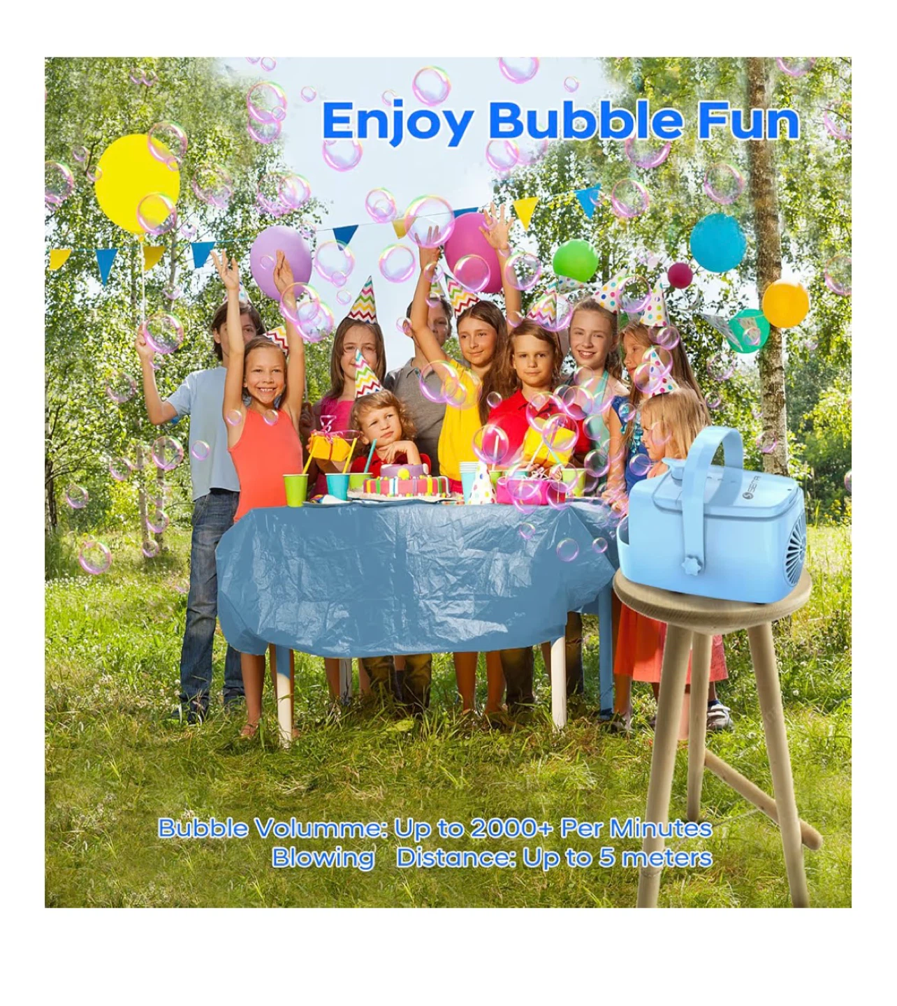 Automatic Bubble Machine for Kids - photo 2