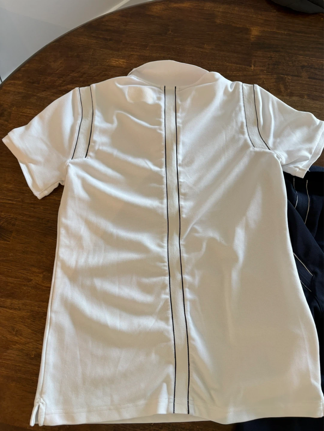 Lacoste Sport Polo Shirts (White & Navy, Size 36) x2 - photo 4