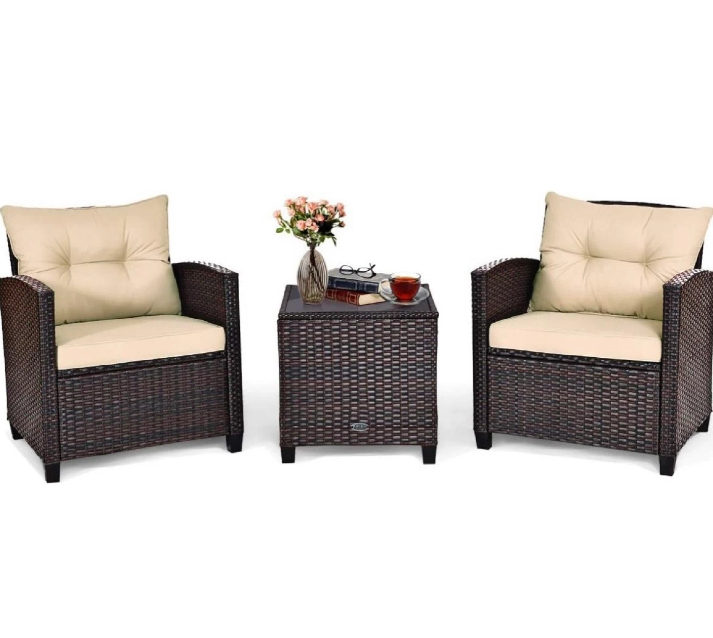 Brand New Patio Chair Set with Side Table