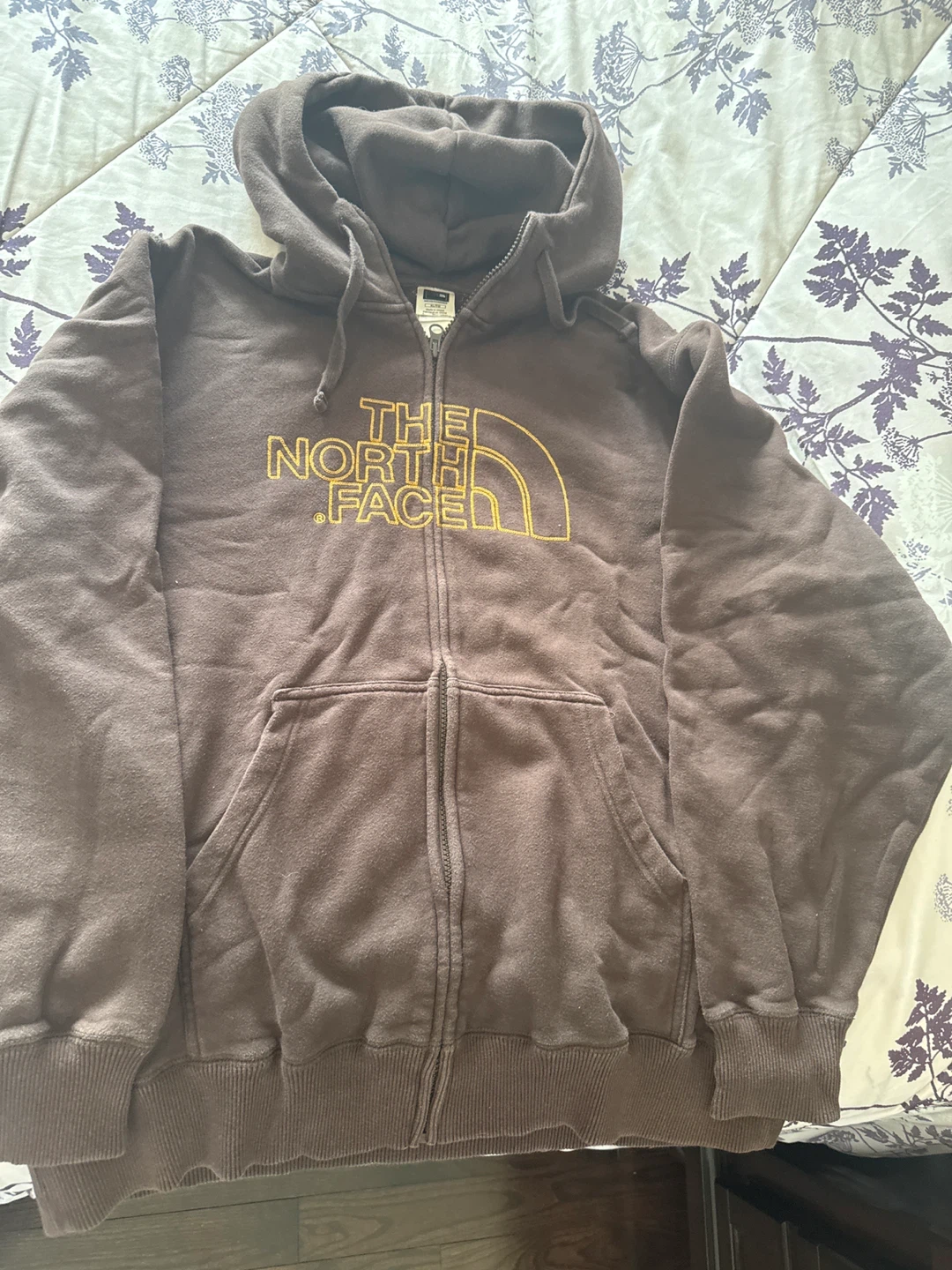 The North Face Brown Zip-Up Hoodie