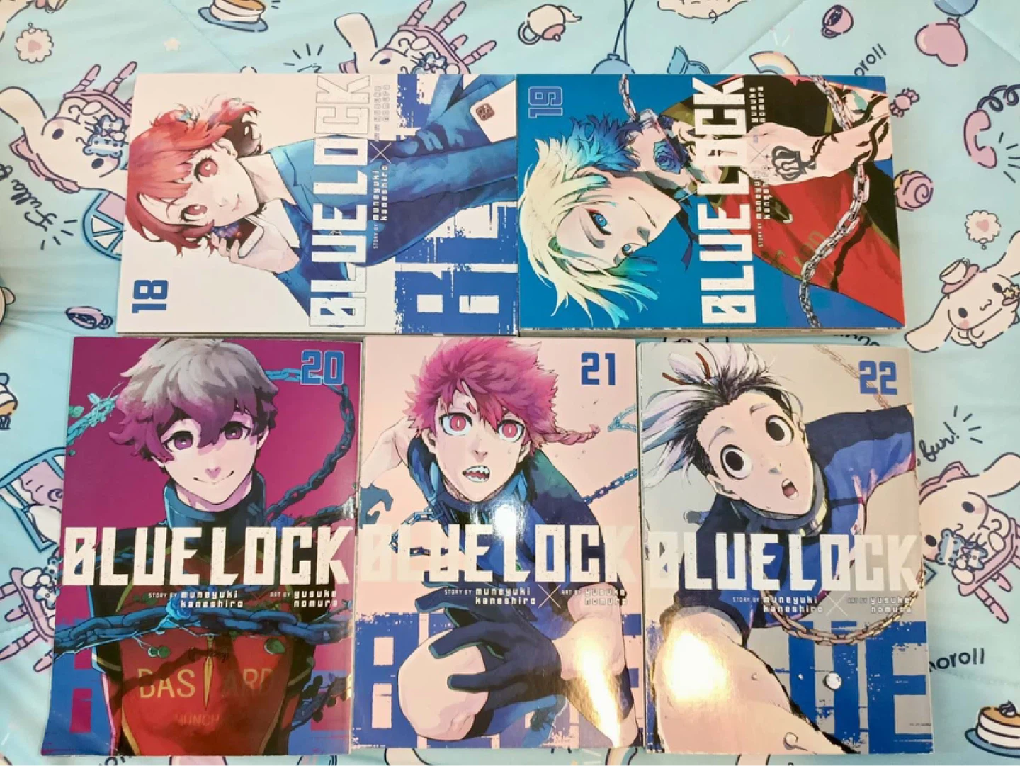 Blue Lock Manga Volumes 18-22