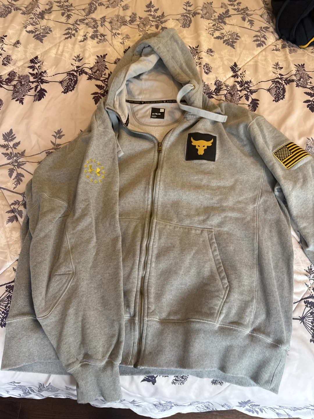 Under Armour Project Rock Fleece Zip-Up Hoodie
