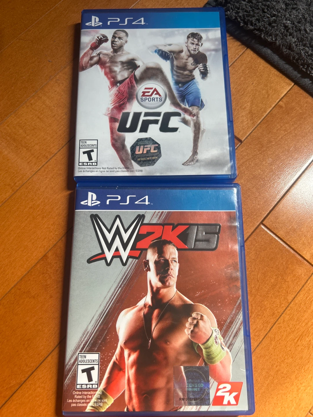 PS4 EA Sports UFC & WWE 2K15 Video Games