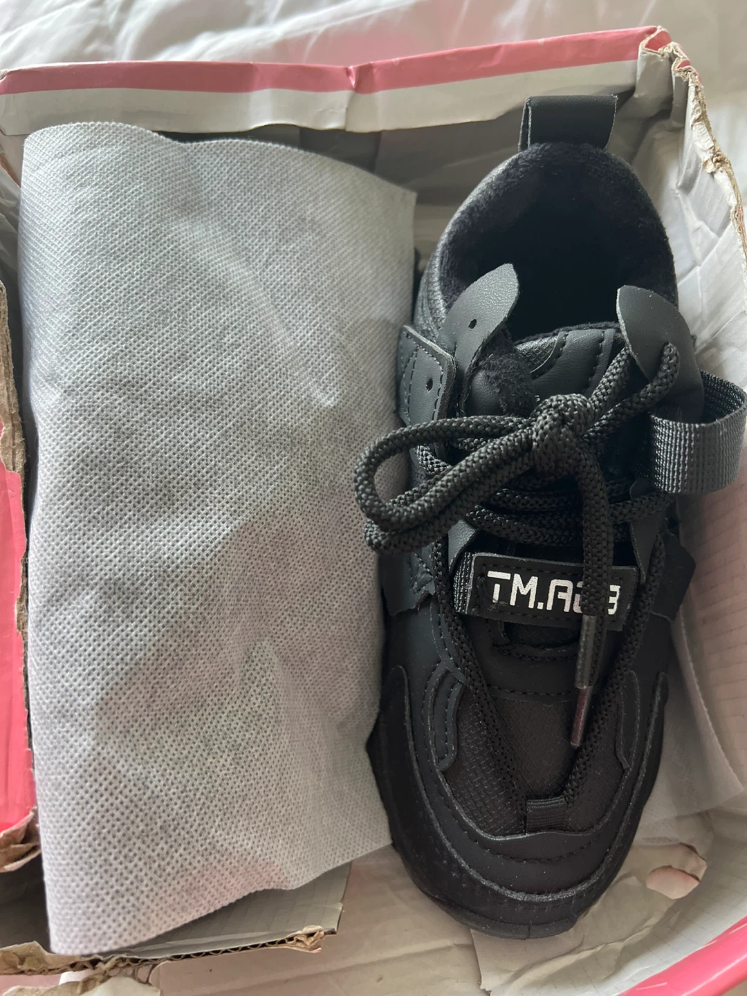 TM.AGB Black Kids Sneakers