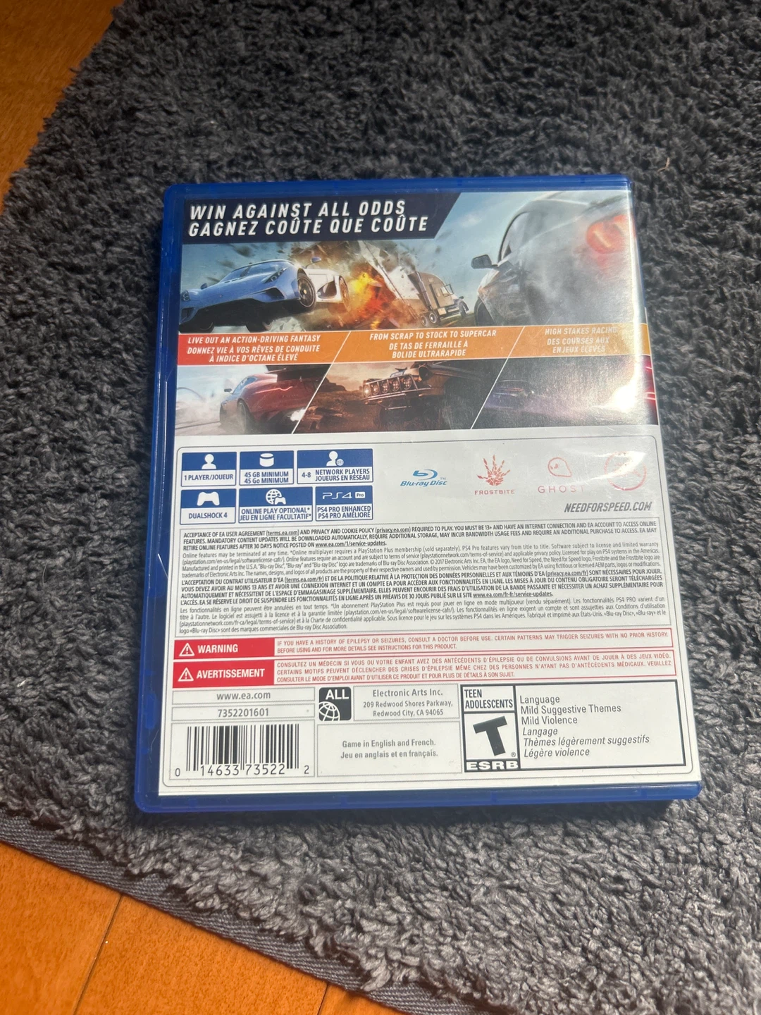 Need for Speed Payback PS4 Game - photo 2