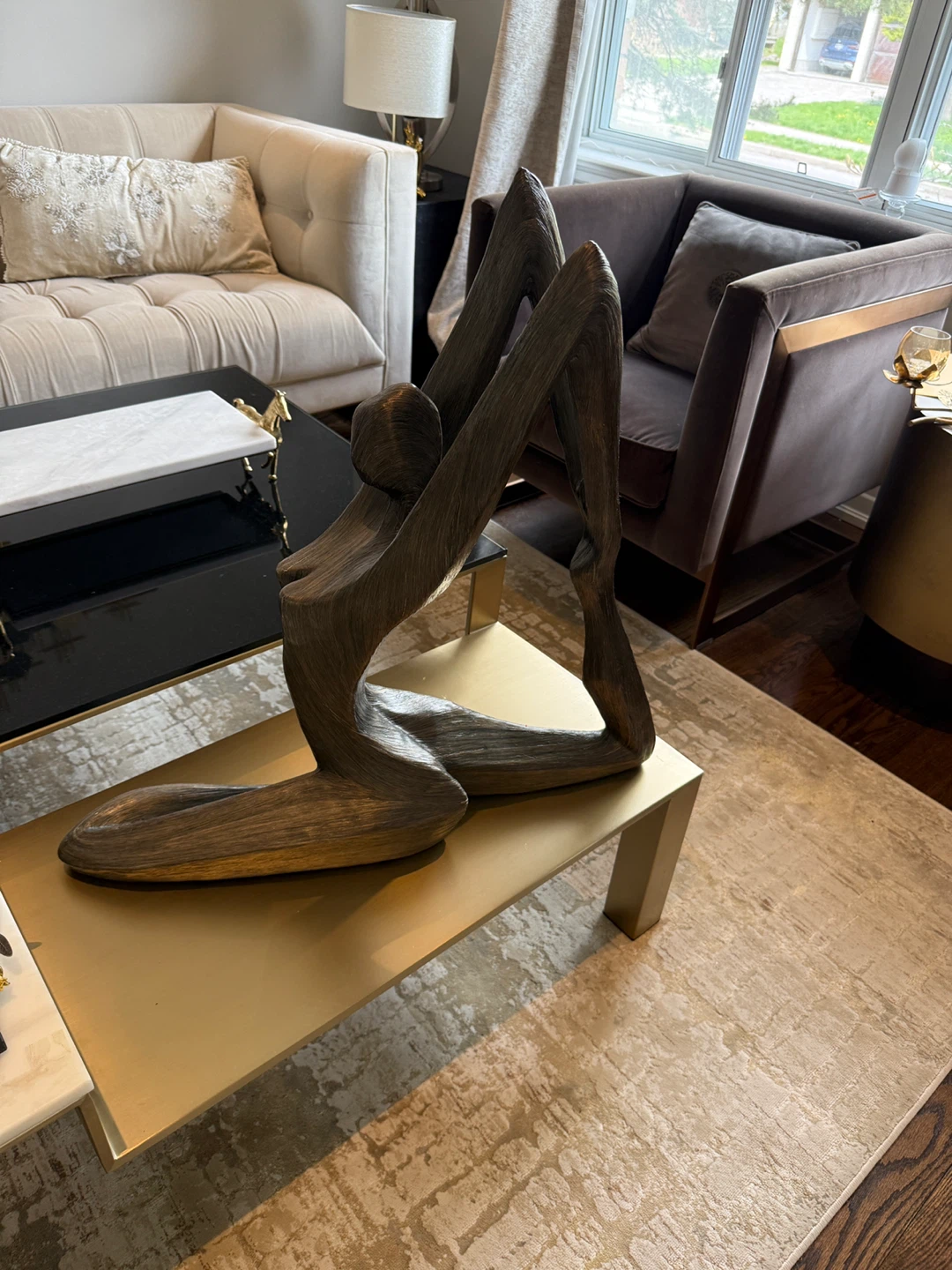 Wooden Abstract Sculpture