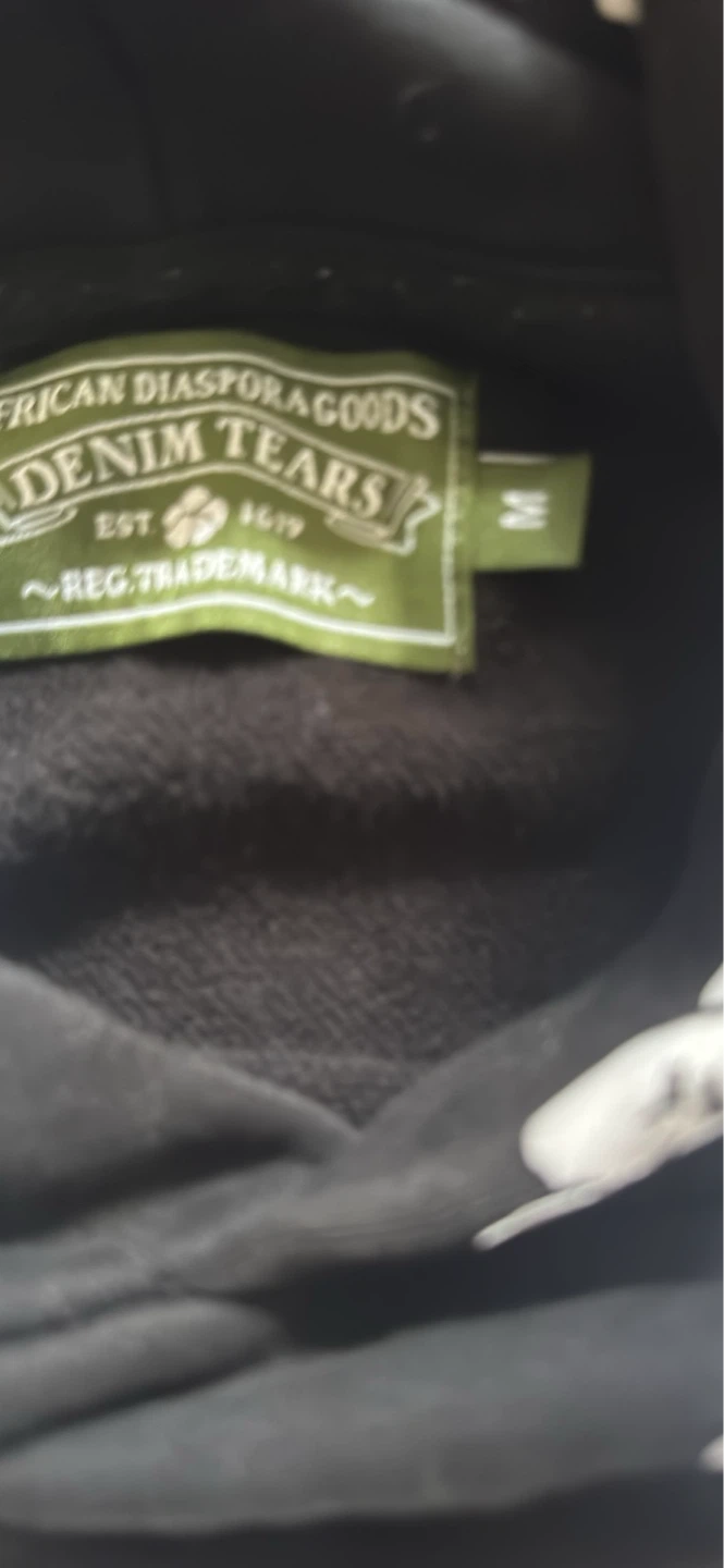 Black Denim Tears Hoodie