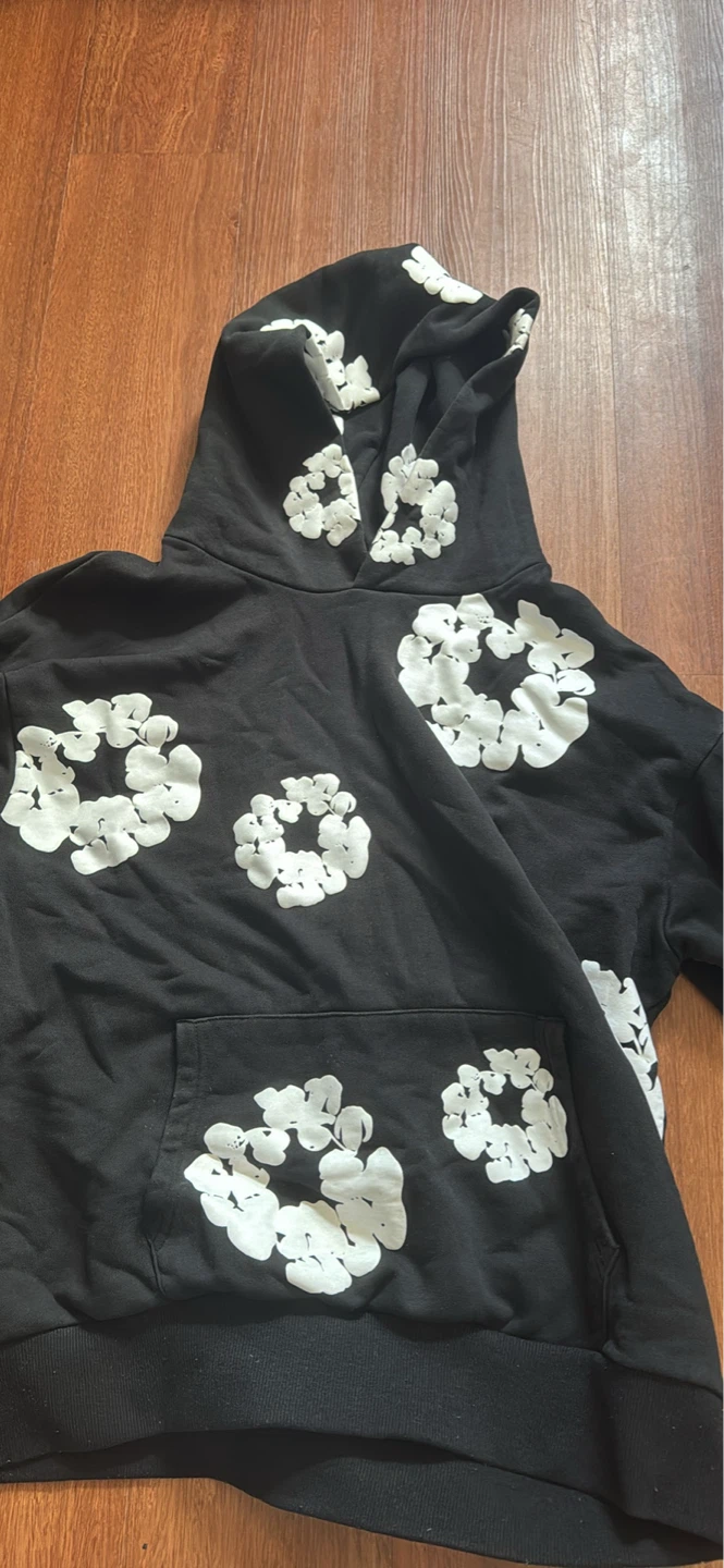 Black Denim Tears Hoodie - photo 2