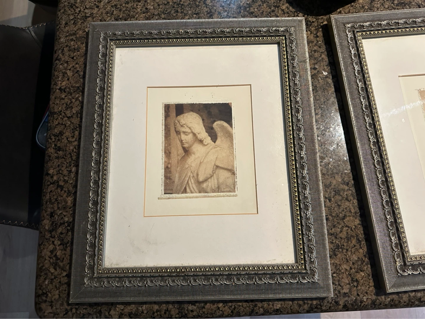 Framed Art Prints of Classical Sculptures (Set of 2)