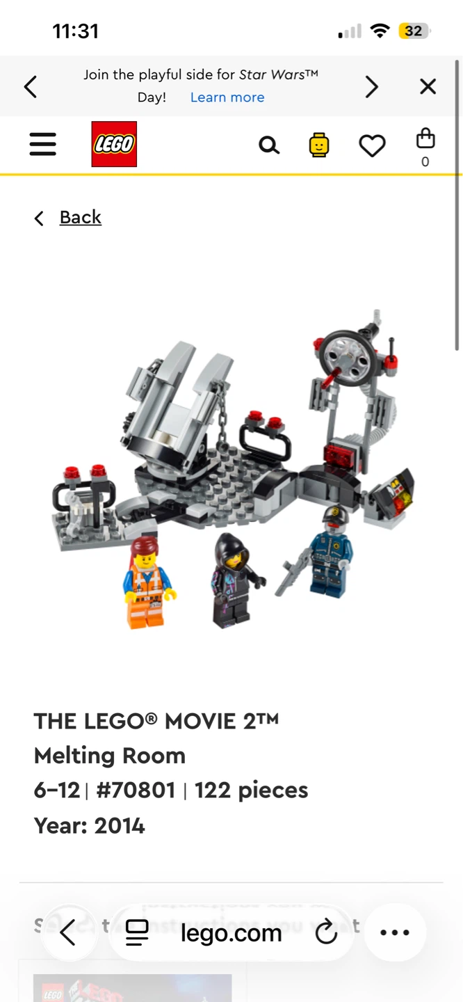 LEGO The LEGO Movie 2 Melting Room 70801 Building Set - photo 2