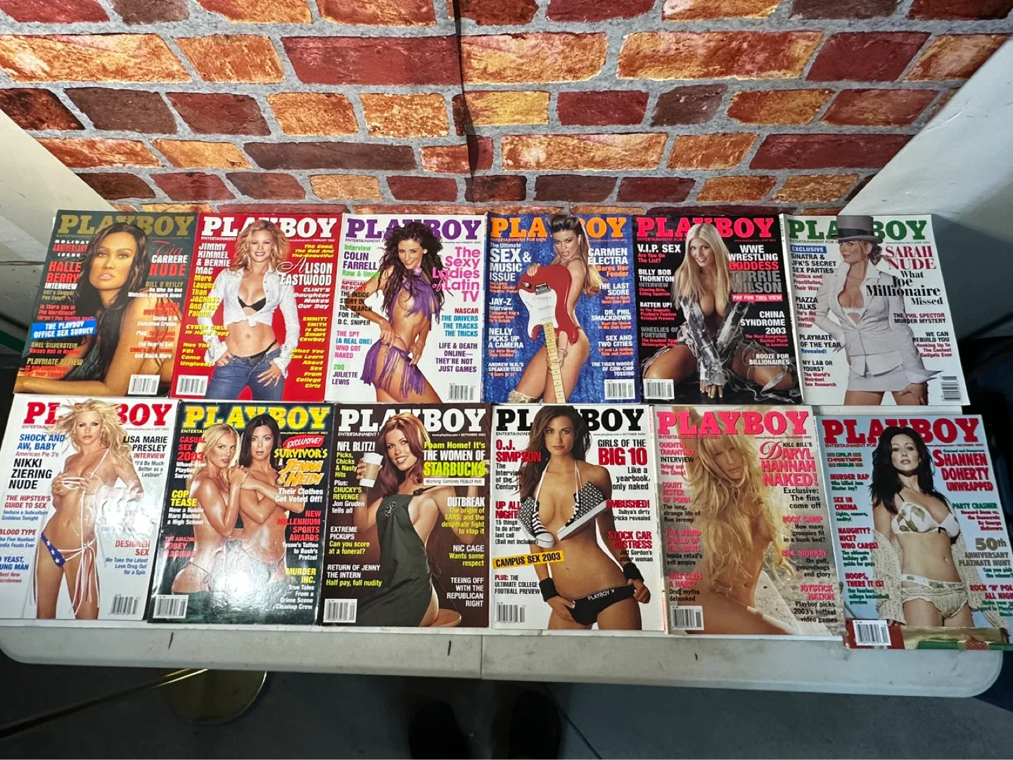 Playboy Magazines Lot - January to December 2003 - photo 2