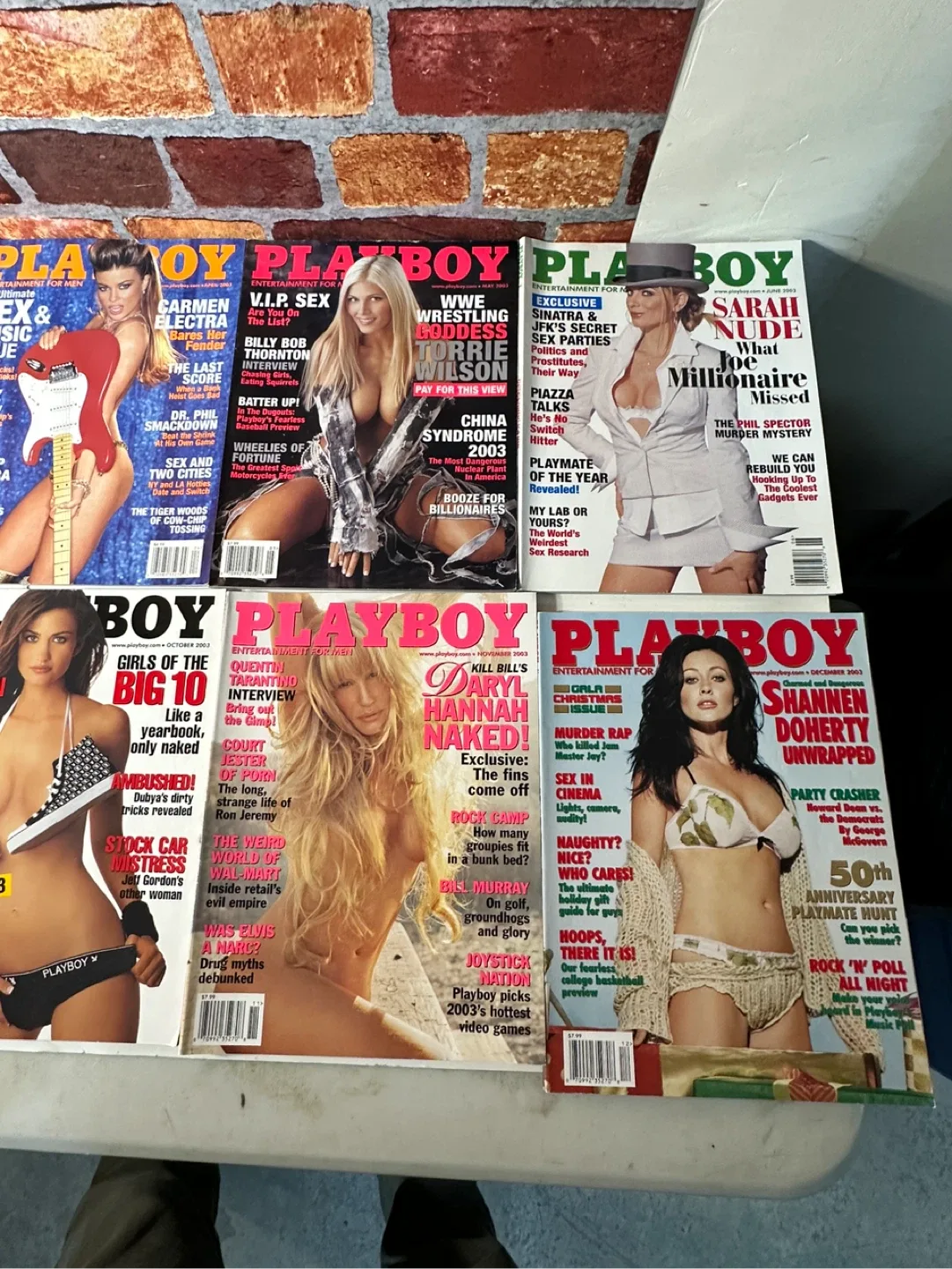 Playboy Magazines Lot - January to December 2003 - photo 5