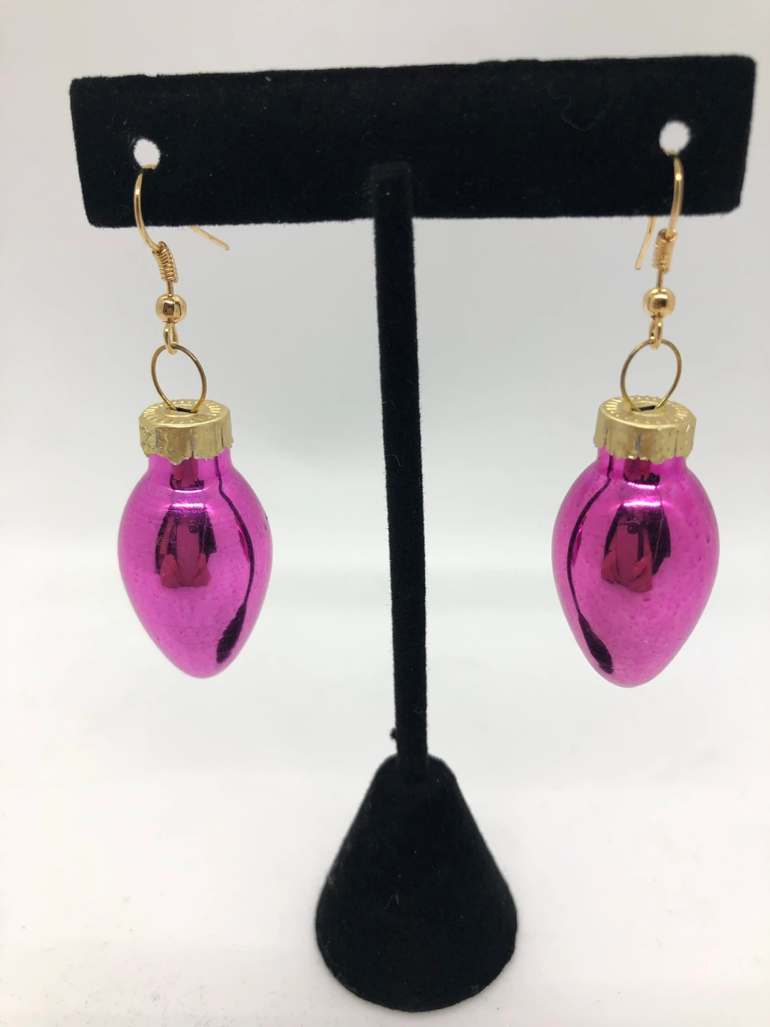 Christmas Light Bulb Earrings