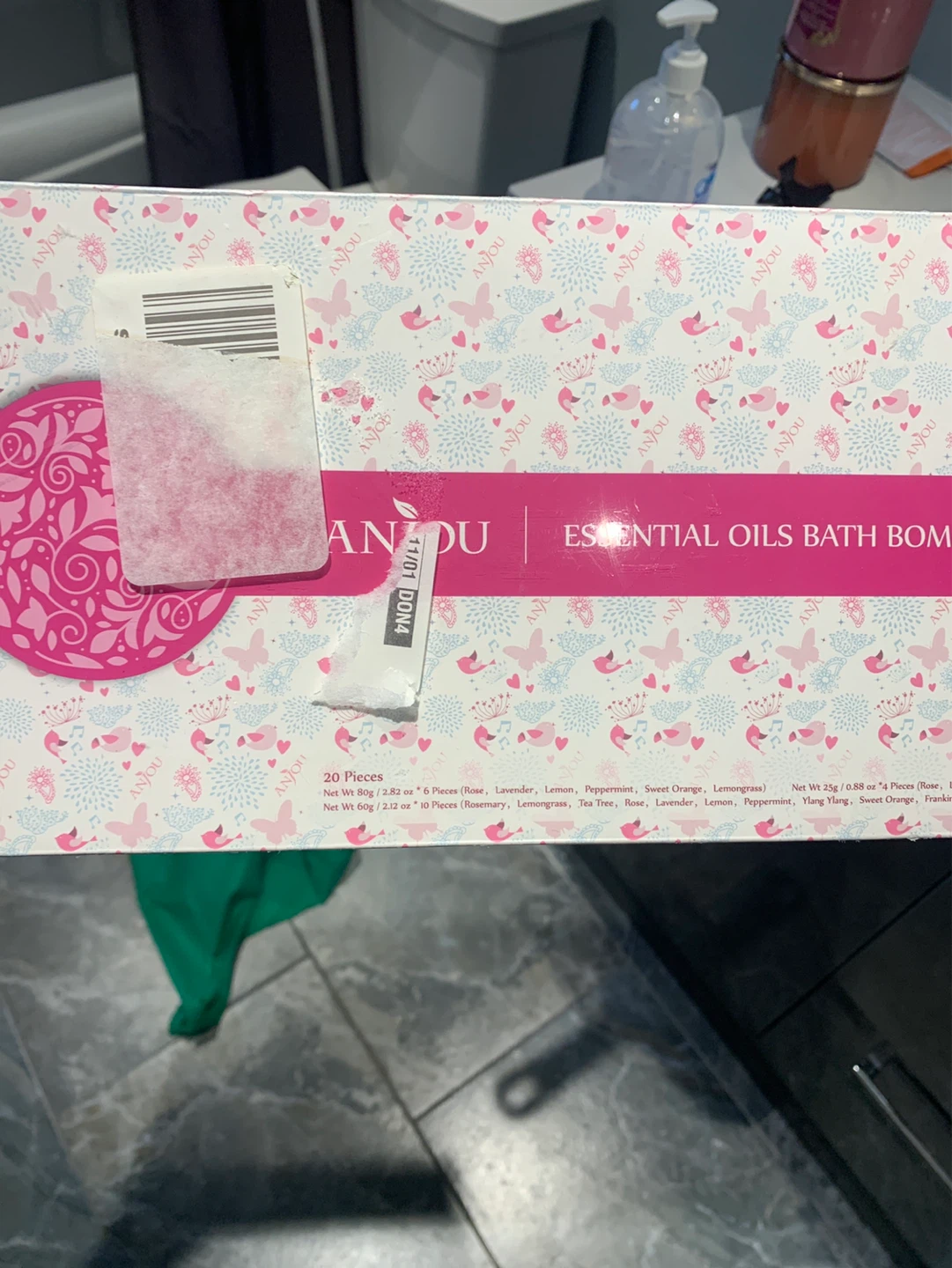 Anjou Essential Oils Bath Bombs Set