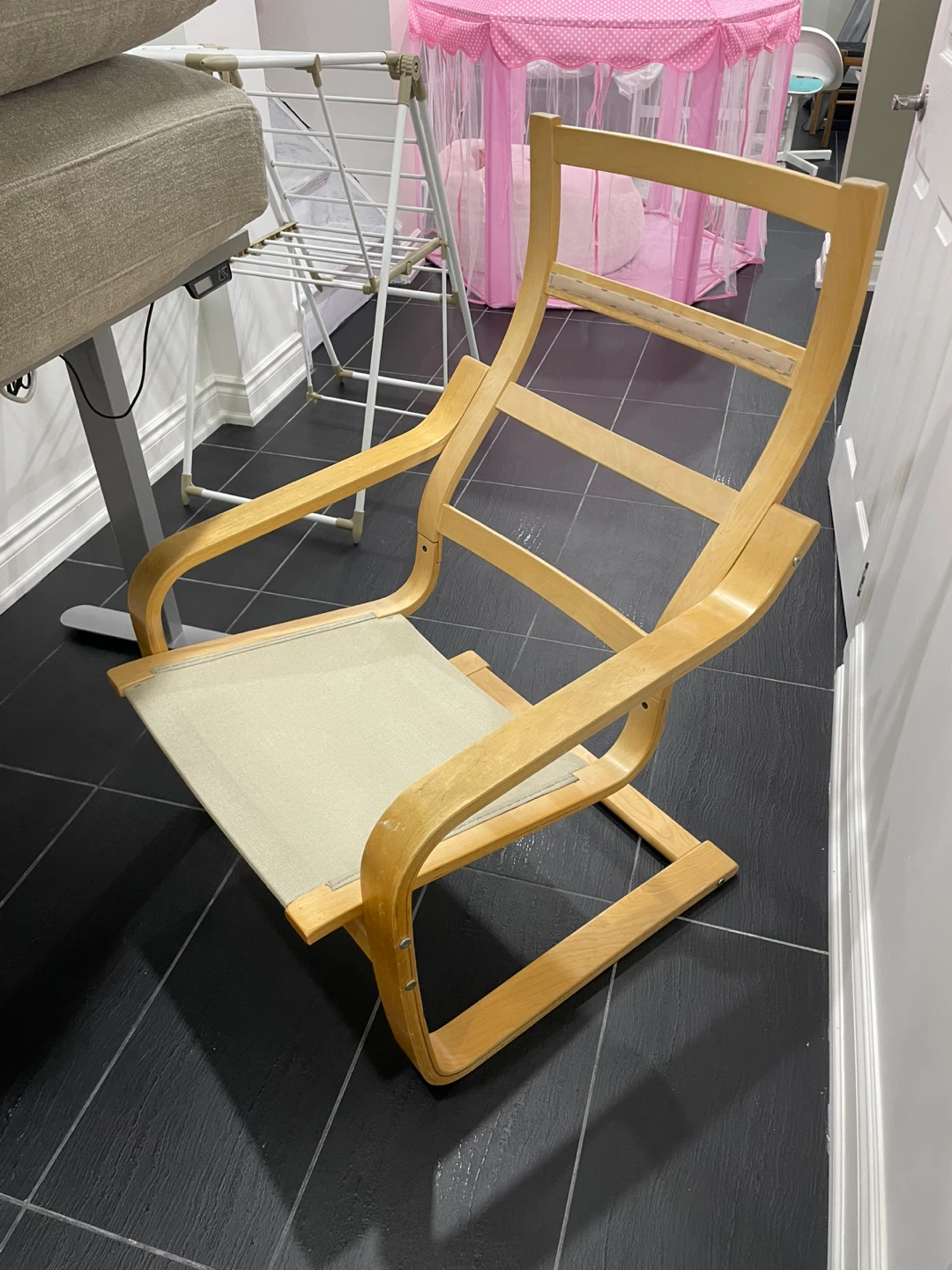 Wood Rocking Chair - photo 2