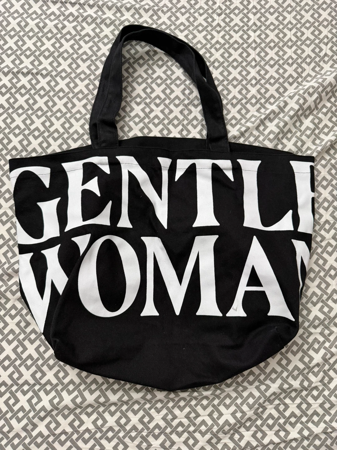 GENTLEWOMAN Black Tote Bag