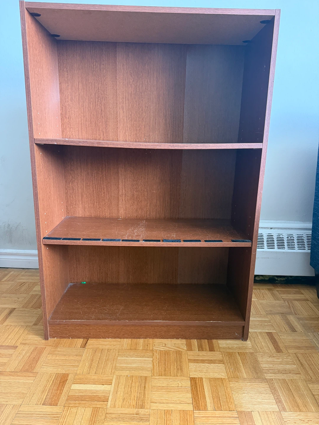 3-Shelf Wooden Bookcase
