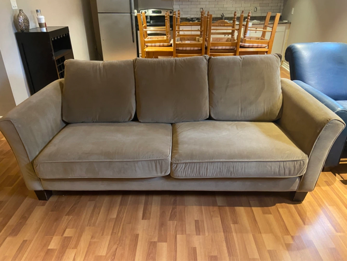 2 Tan Sofa Set