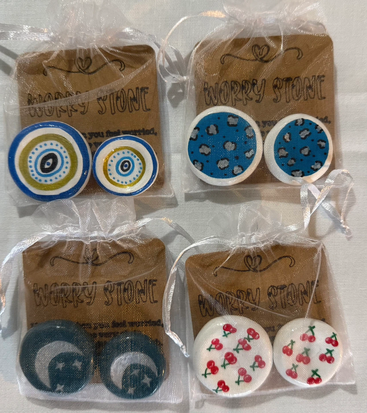 Hand-painted Worry Stones (Set of 2) - photo 3