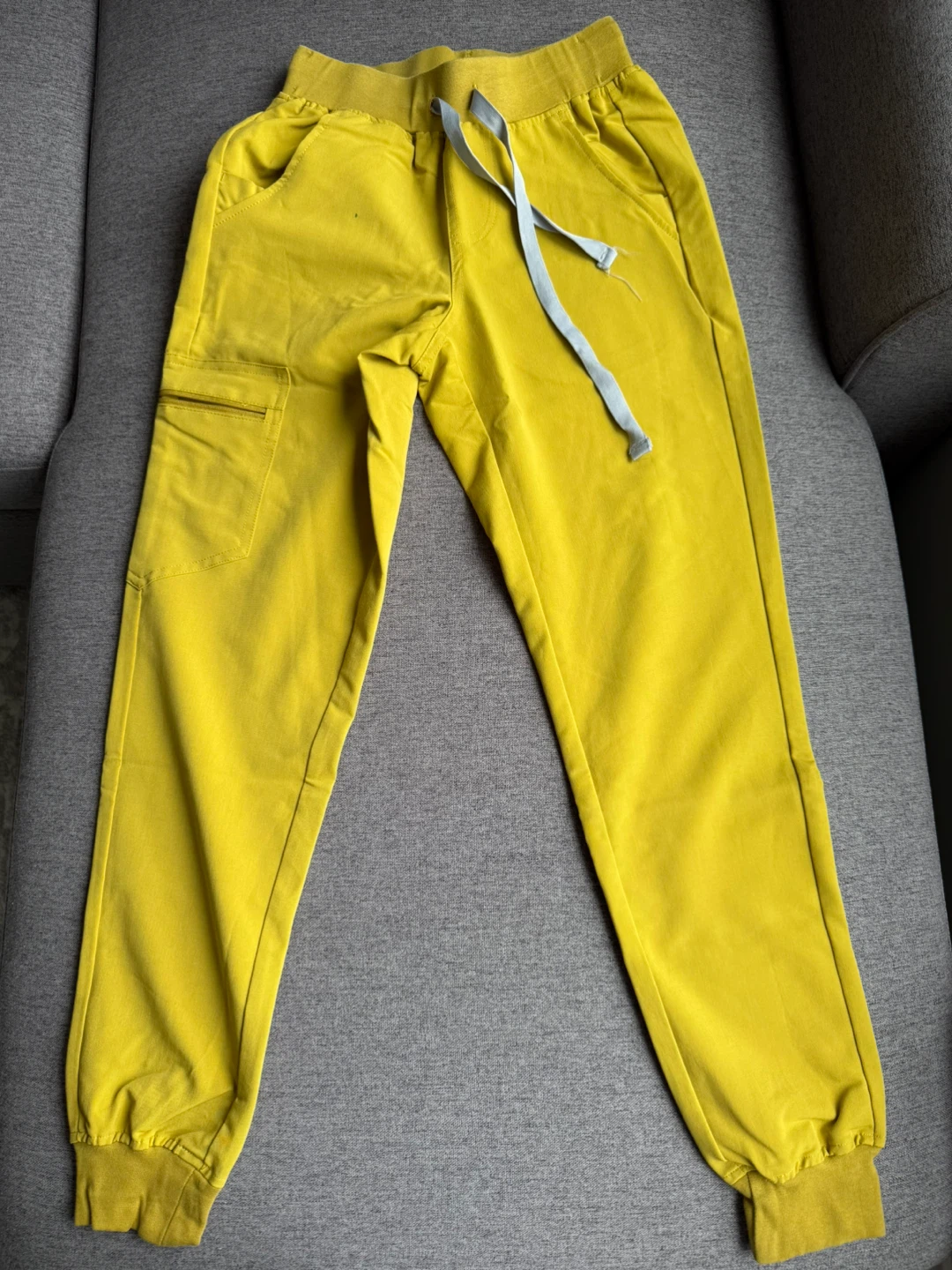 Mustard Scrub Top and Pants Set - Size XS - photo 2