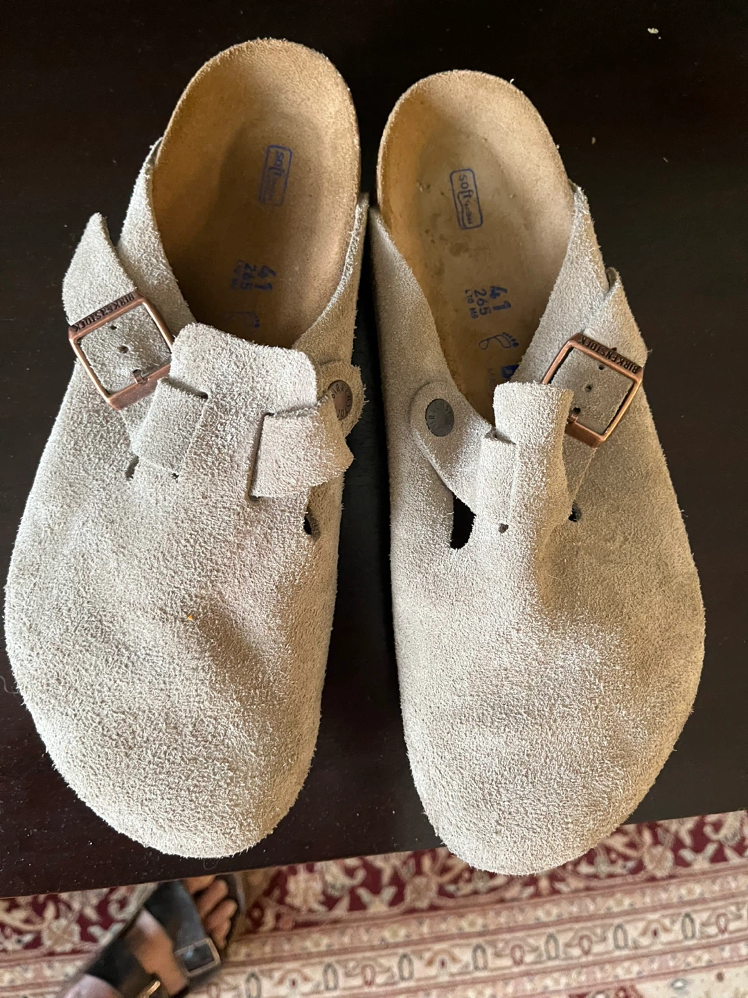 Birkenstock Arizona Suede Clogs Size 41