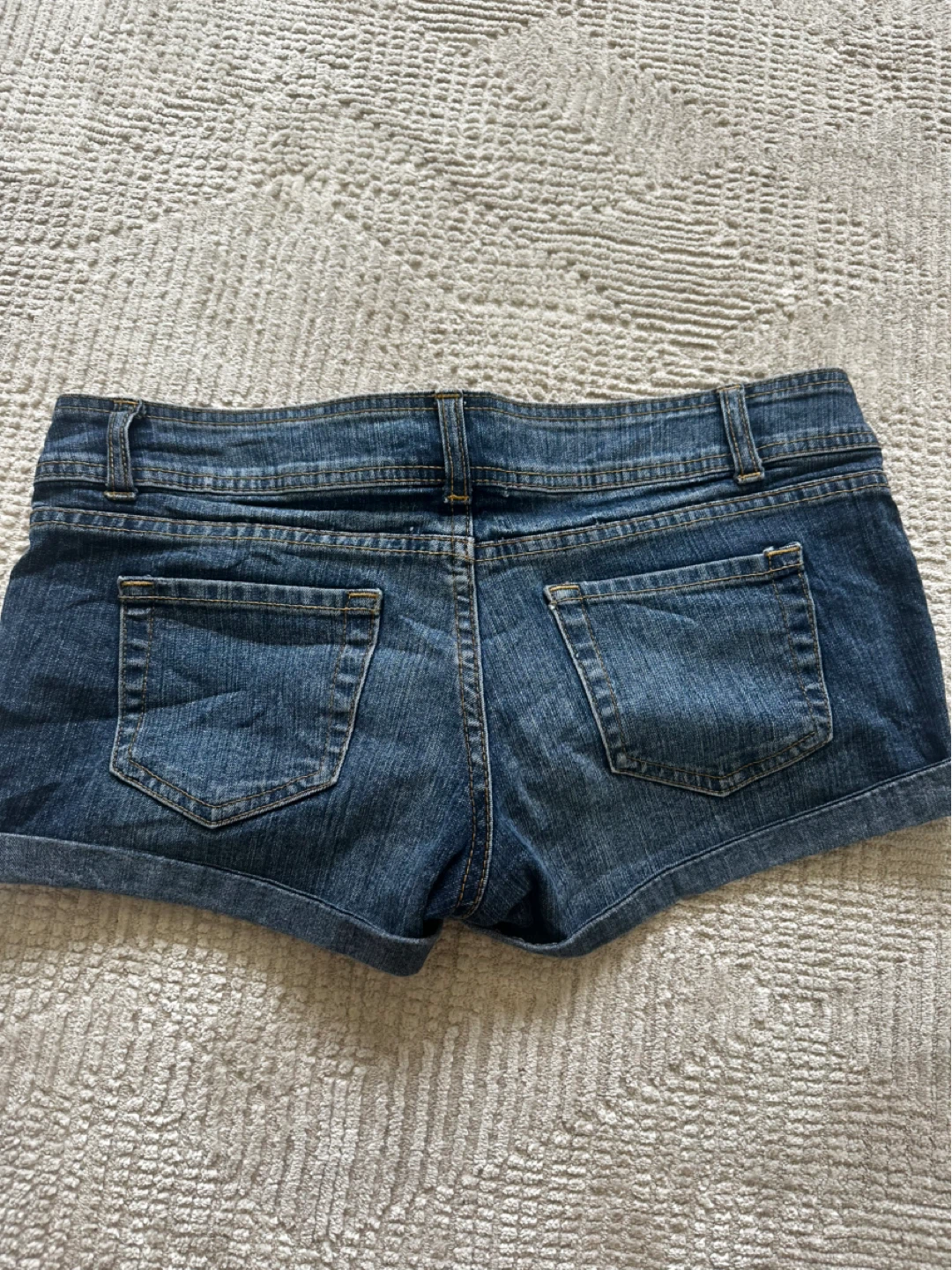 Y2K Garage Low rise Women's Blue Denim Shorts - photo 3