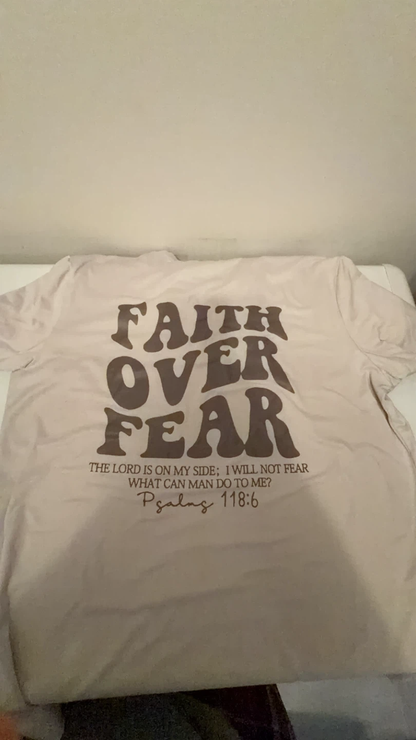 Faith Over Fear T-Shirt - photo 2