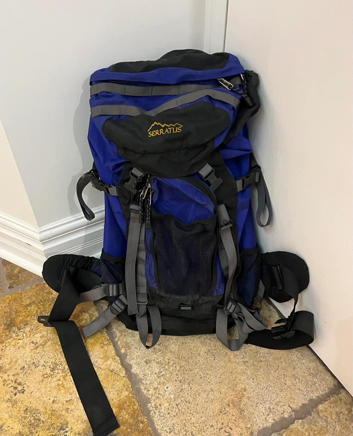 Serratus Blue Hiking Backpack