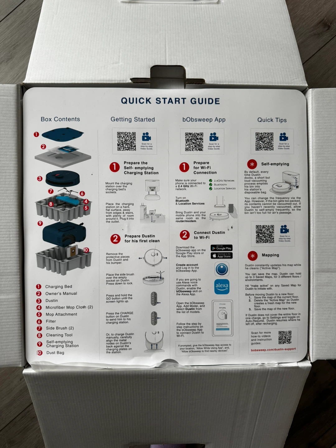 bObsweep Robotic Vacuum Cleaner and Mop - photo 3