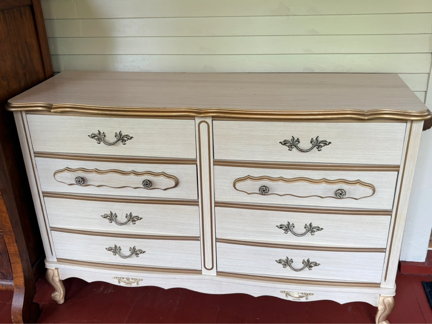 French Provincial Dresser - 6 Drawer