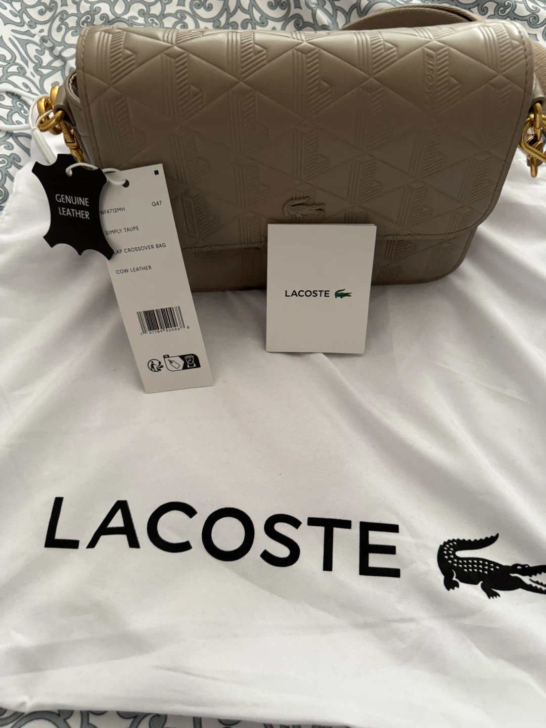 Lacoste Embossed Monogram Crossbody Bag - photo 3