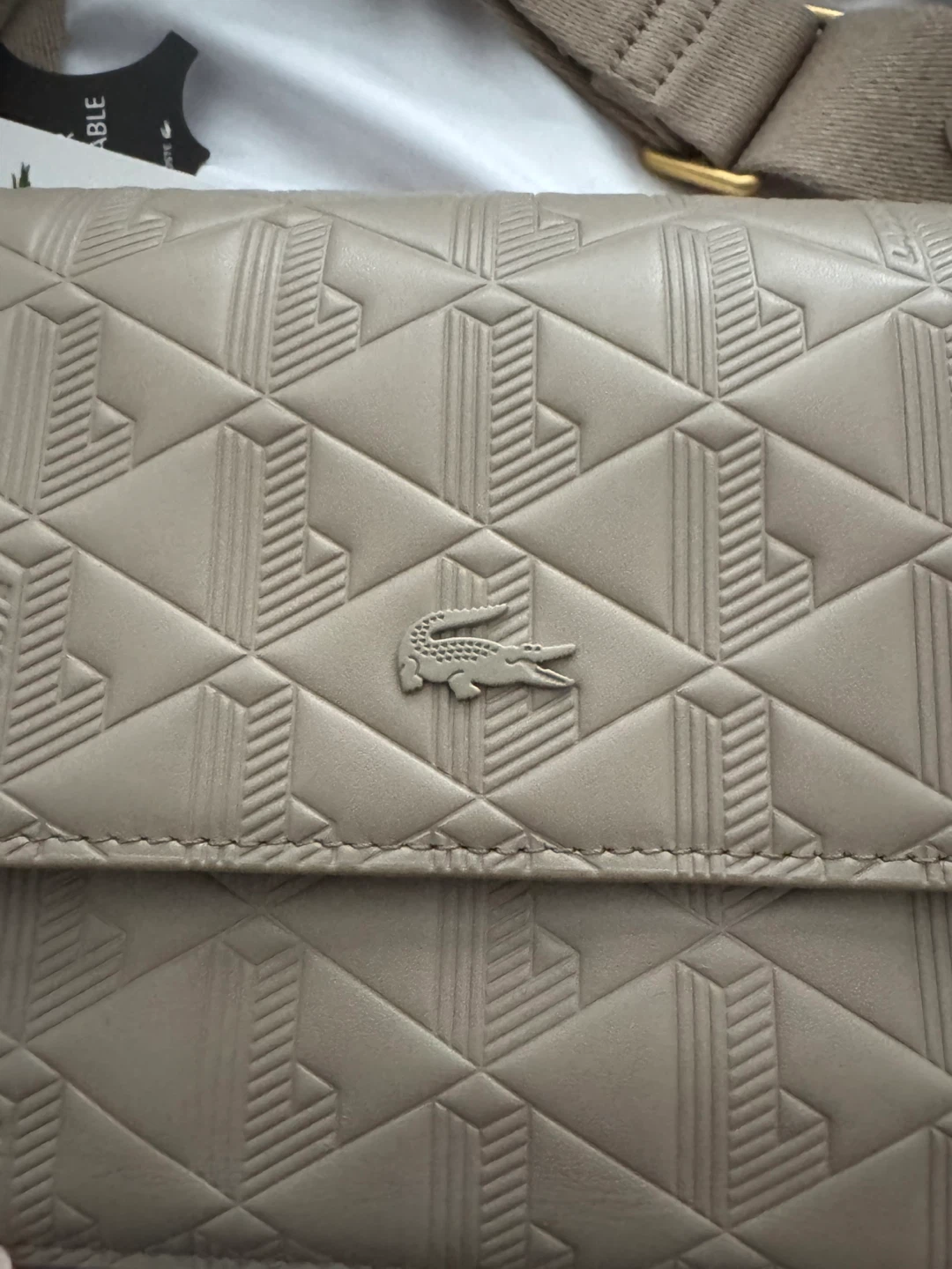 Lacoste Embossed Monogram Crossbody Bag - photo 4