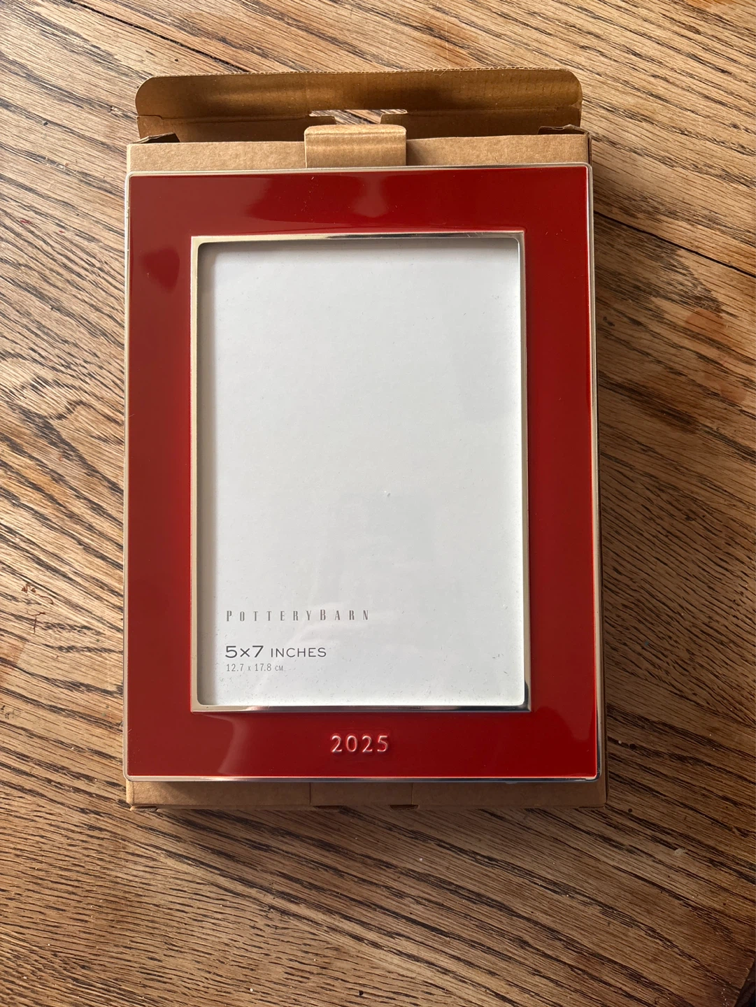 Pottery Barn Red 5x7 Picture Frame