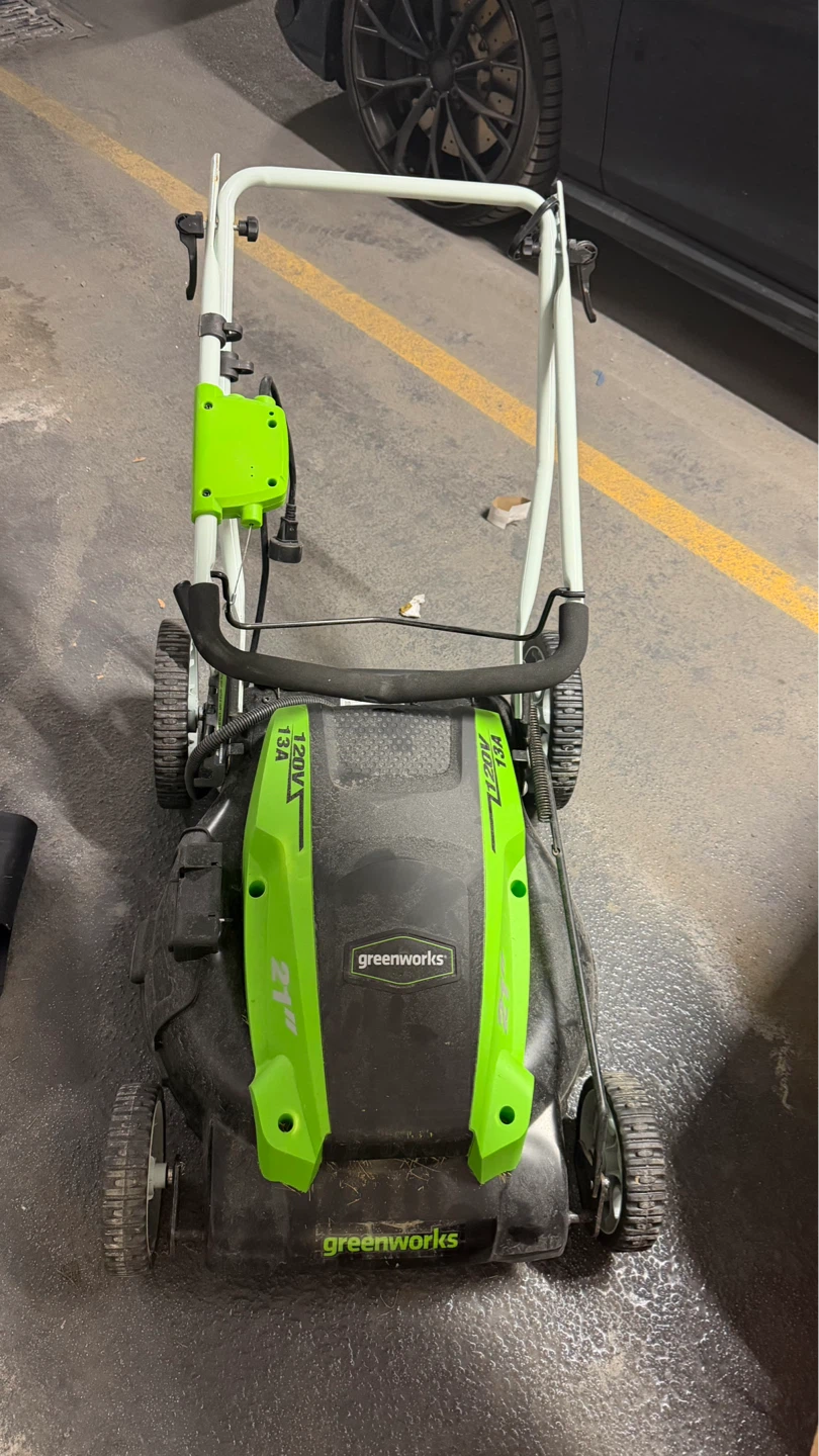 Greenworks 21-Inch Corded Electric Mower 13 Amp - photo 4