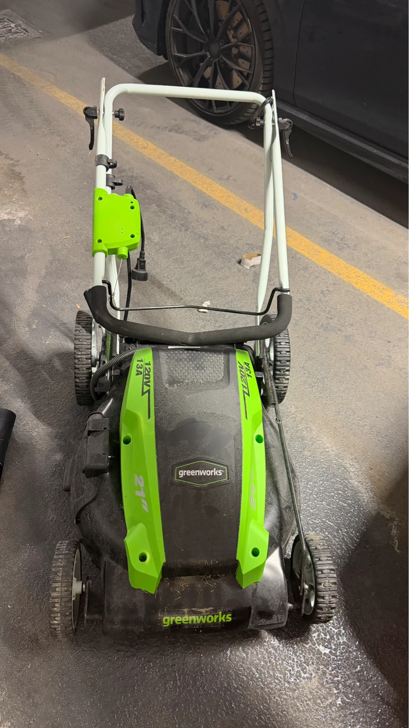 Greenworks 21-Inch Corded Electric Mower 13 Amp - photo 3