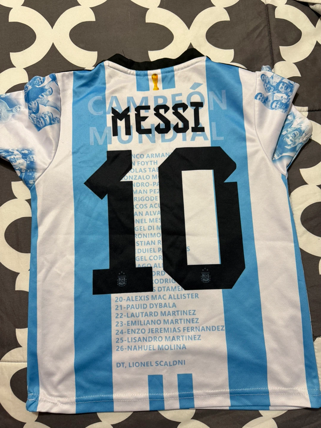 Argentina Messi 10 Football Jersey kids 5-6 - photo 2