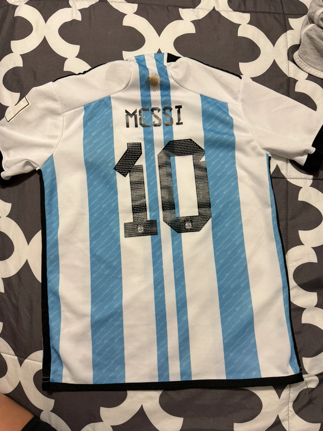 Adidas Argentina Messi 10 Soccer Jersey Kids Size 8 - photo 2