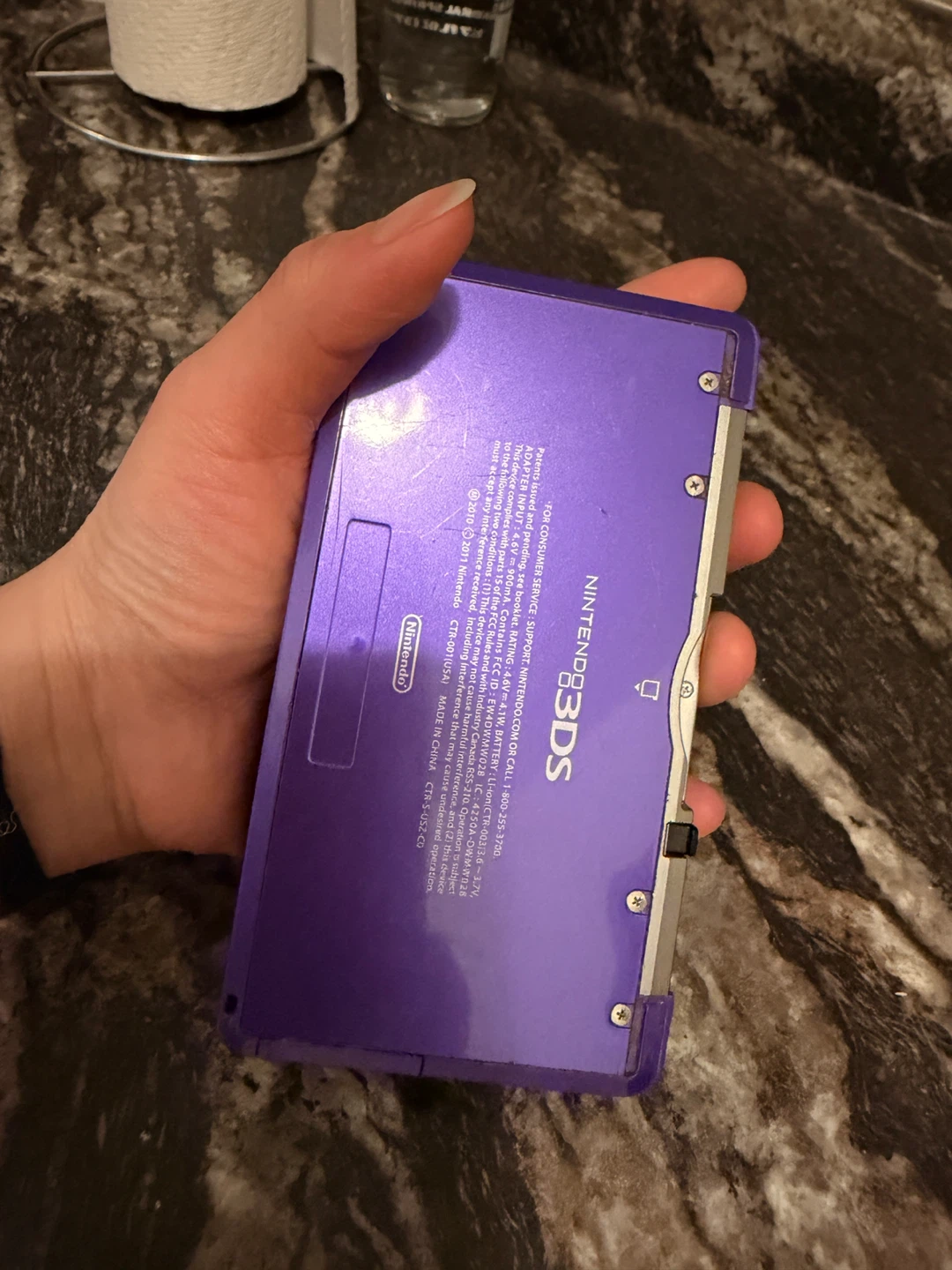 Nintendo 3DS Purple - photo 3