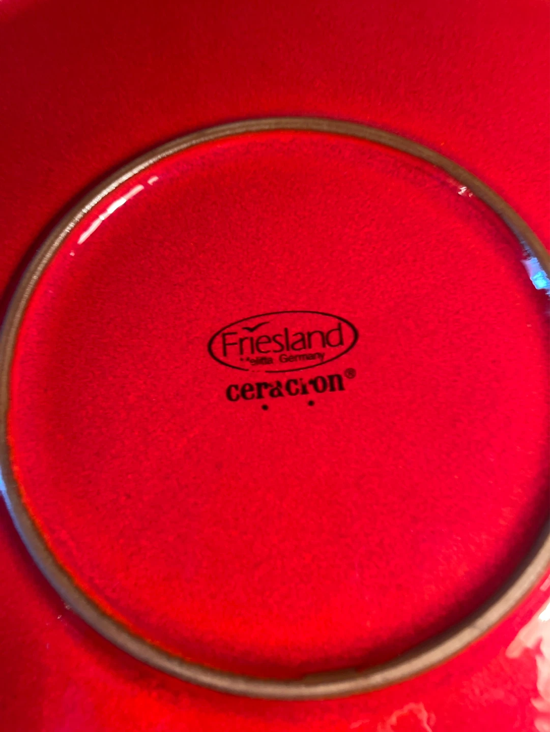 Friesland Ceracron Serving Plate-chilli pepper (*rare colour) - photo 3