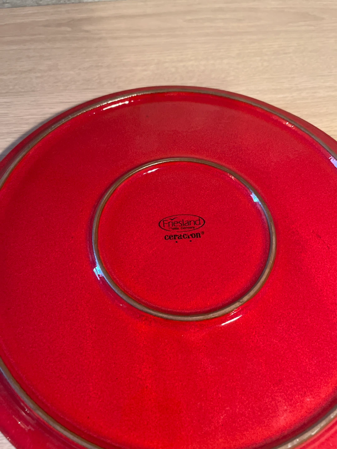 Friesland Ceracron Serving Plate-chilli pepper (*rare colour) - photo 4