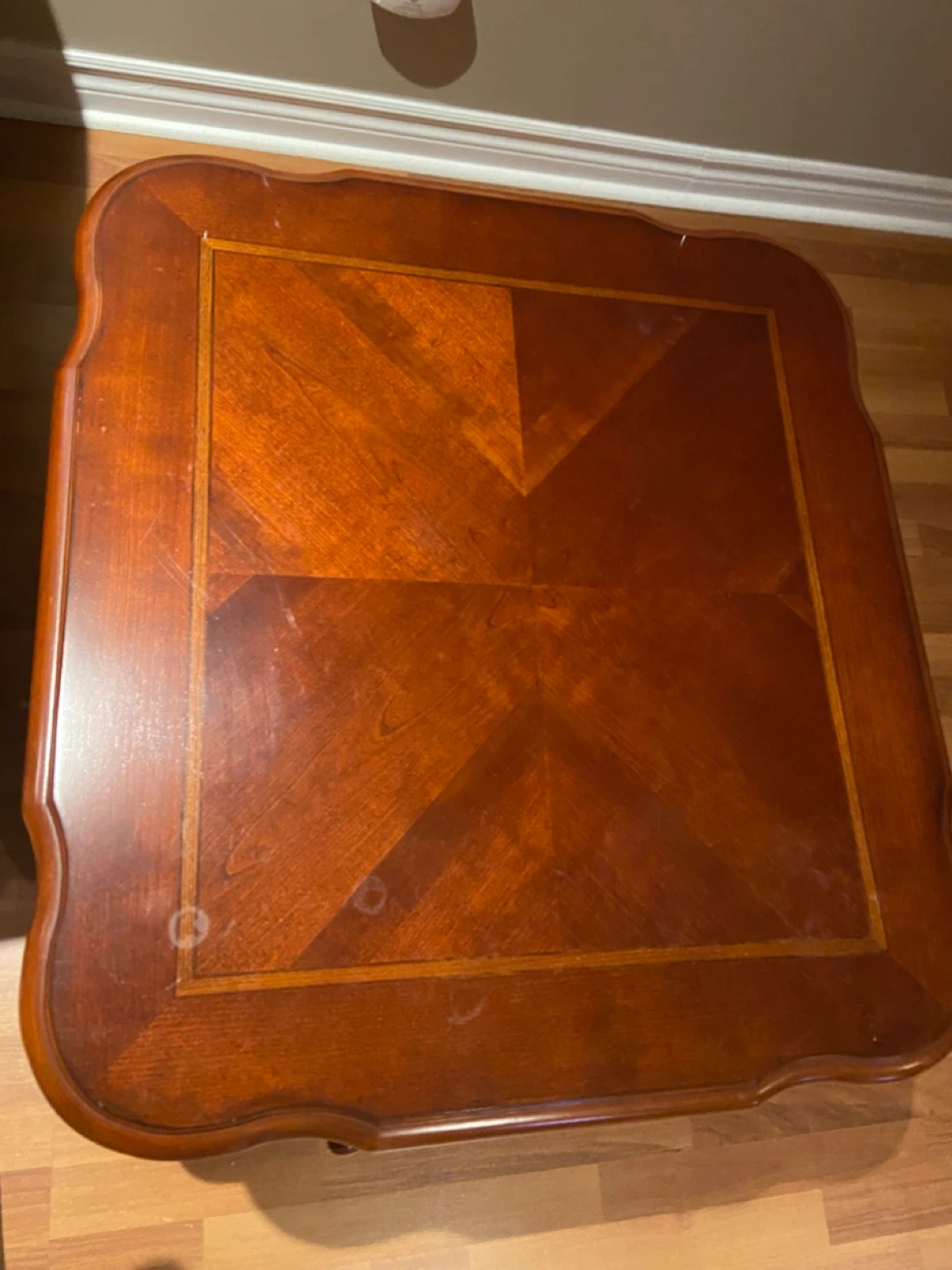 Wooden coffee table and 2 side tables with drawers - photo 4